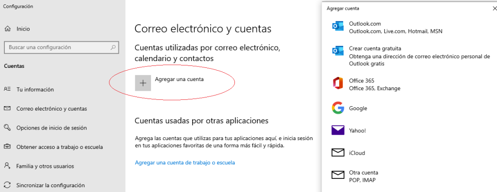 Sincronizar correo de Windows 10, sincronizar calendario de Windows 10, sincronizar correo en Windows 11