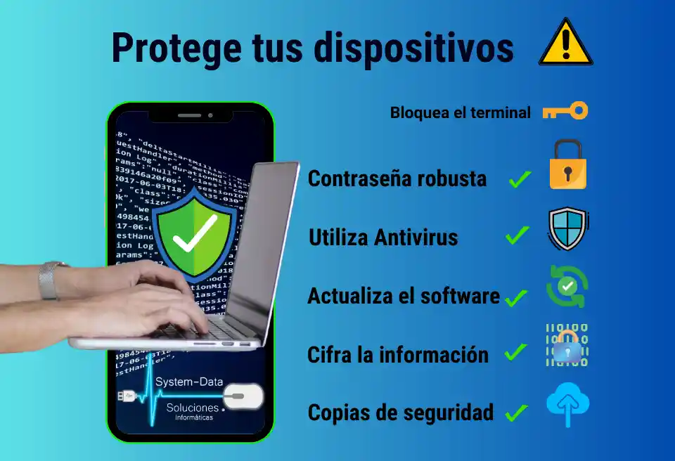 Como mejorar la seguridad de tu empresa, como mejorar la seguridad de tu teléfono móvil, como mejorar la seguridad de tu ordenador portátil, informática Tenerife, seguridad informática Tenerife