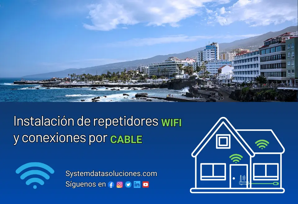 Instalaciones de Redes Informáticas en Puerto de la Cruz, instalador de redes informáticas Puerto de La Cruz Tenerife, instalador de cobertura wifi
