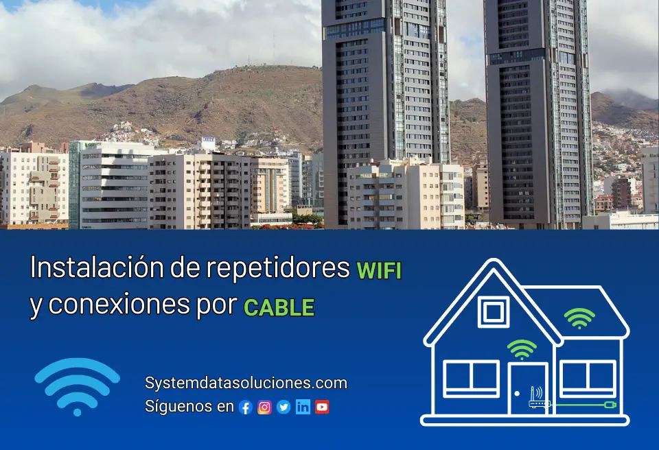 Instalaciones de Redes Informáticas en Santa Cruz de Tenerife, Instalador de redes informáticas Santa Cruz de Tenerife, instalador de cobertura wifi Santa Cruz de Tenerife 
