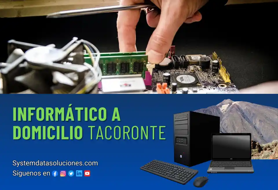 Informatico a domicilio Tacoronte Tenerife, Tecnico informatico a domicilio Tacoronte